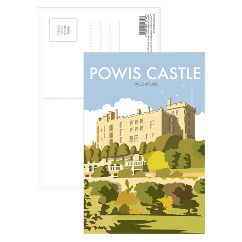 Powis Castle Postcard Pack of 8