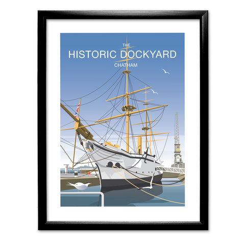 The Historic Dockyard Art Print