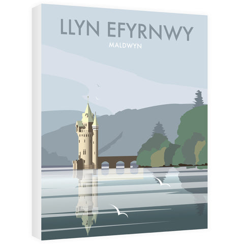 Lake Vyrnwy (Welsh Language) Canvas