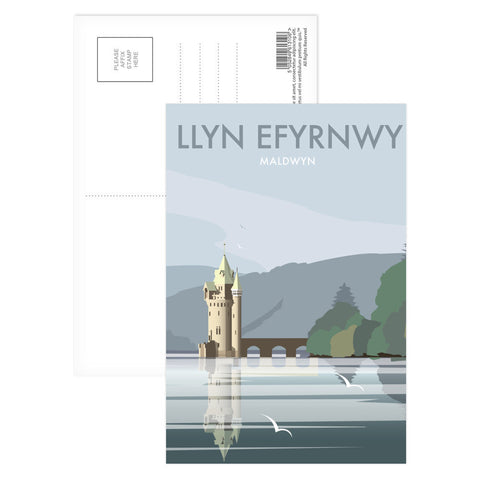 Lake Vyrnwy (Welsh Language) Postcard Pack of 8