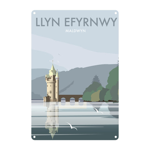 Lake Vyrnwy (Welsh Language) Metal Sign