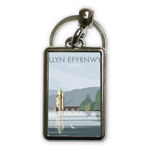 Lake Vyrnwy (Welsh Language) Metal Keyring