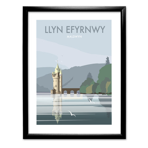 Lake Vyrnwy (Welsh Language) Art Print