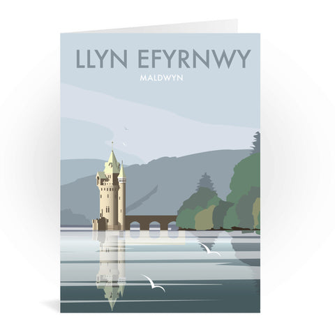 Lake Vyrnwy (Welsh Language) Greeting Card