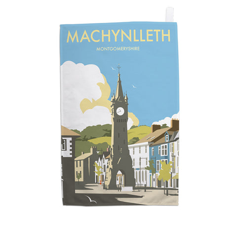 Machynlleth Tea Towel