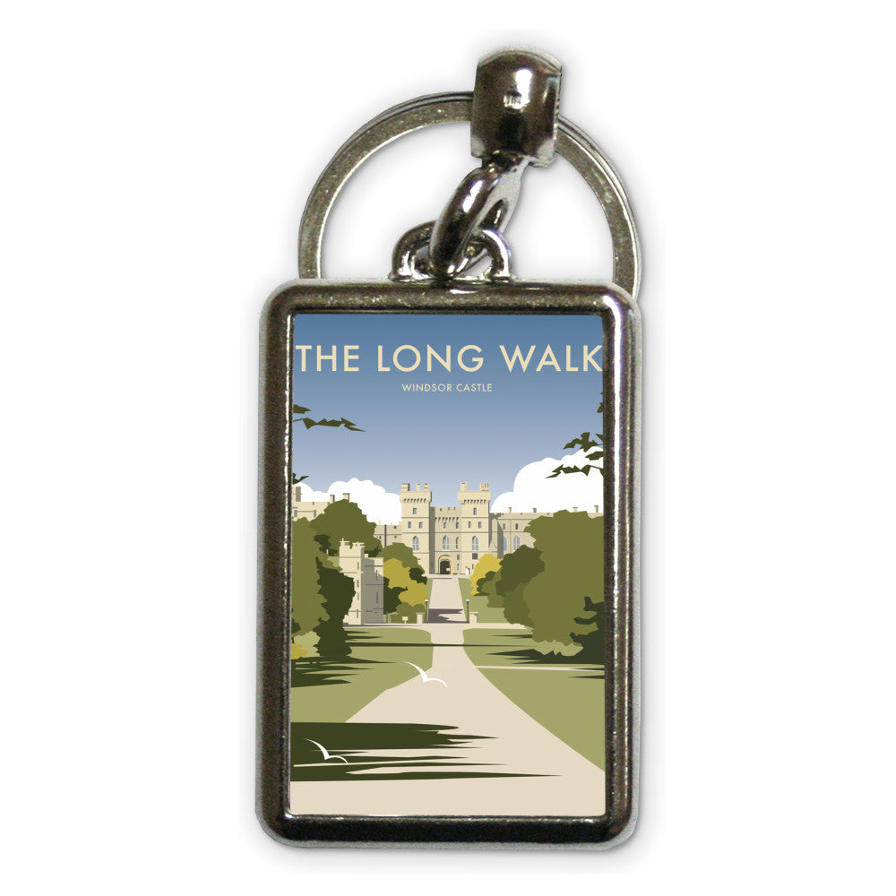 The Long Walk - Windsor Castle Metal Keyring