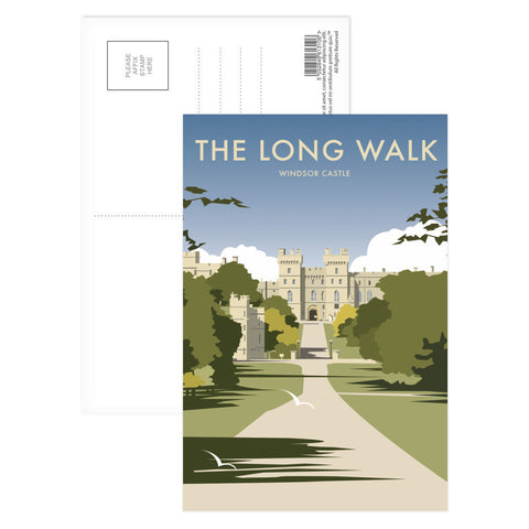 The Long Walk - Windsor Castle Postcard Pack of 8