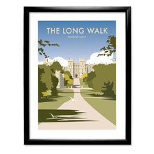 Load image into Gallery viewer, The Long Walk - Windsor Castle Art Print
