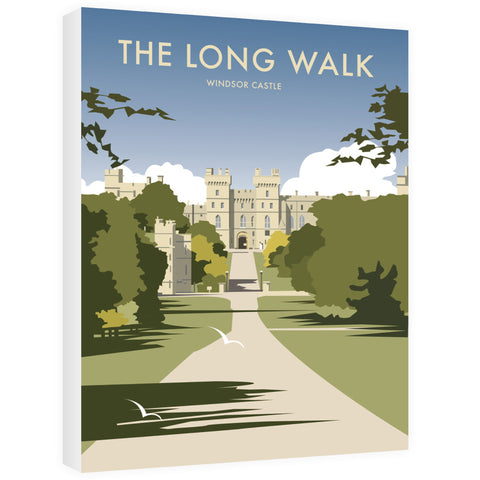 The Long Walk, Windsor Castle - Canvas
