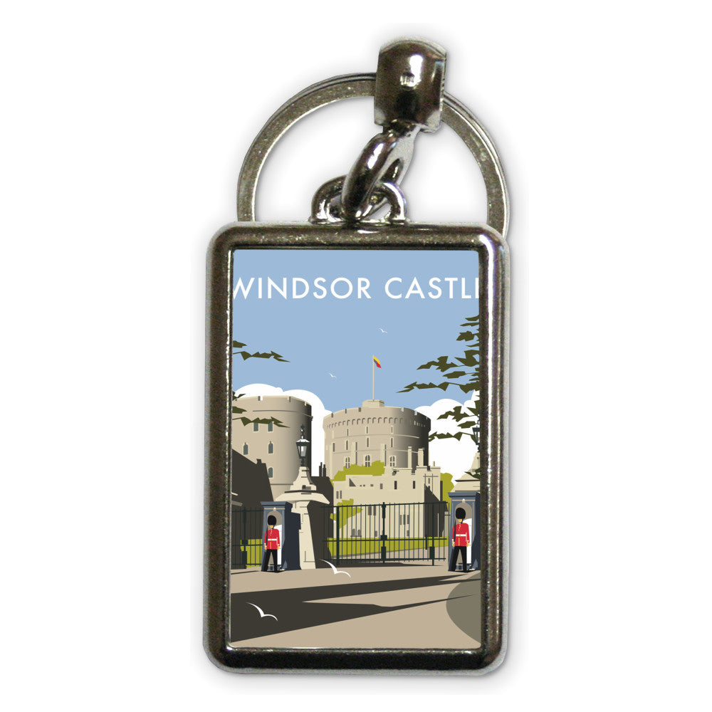 Windsor Castle Metal Keyring