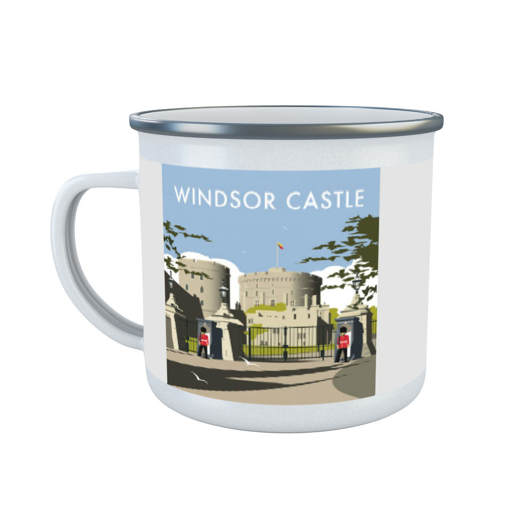 Windsor Castle Enamel Mug