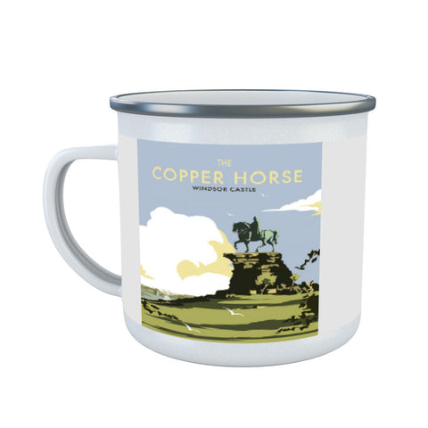 The Copper Horse - Windsor Castle Enamel Mug