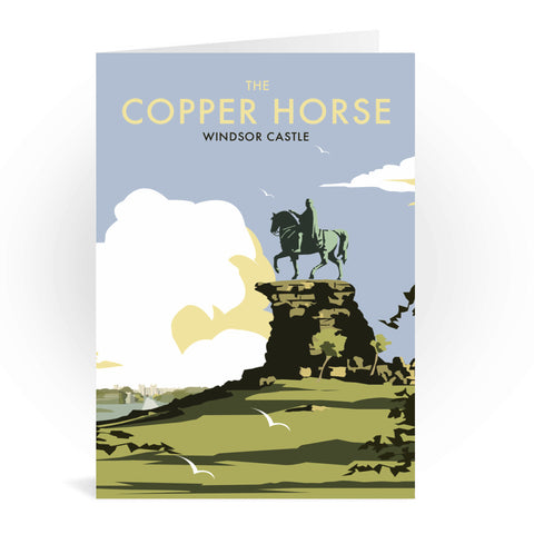 The Copper Horse - Windsor Castle Greeting Card