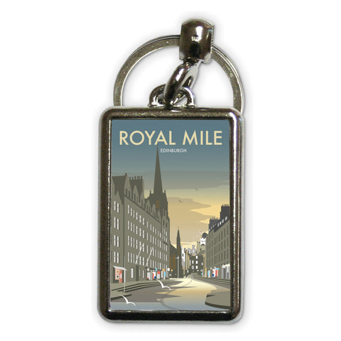Royal Mile - Edinburgh Metal Keyring