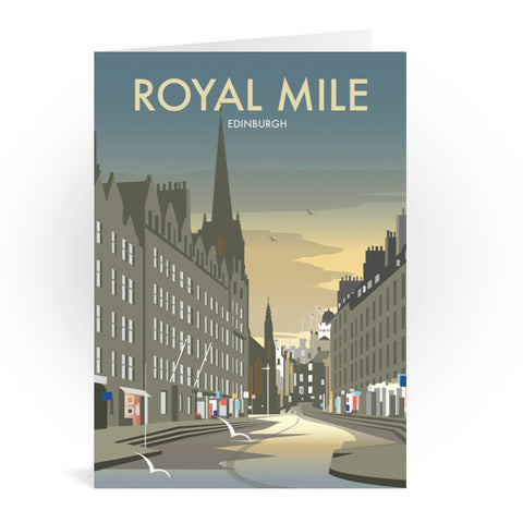Royal Mile - Edinburgh Greeting Card