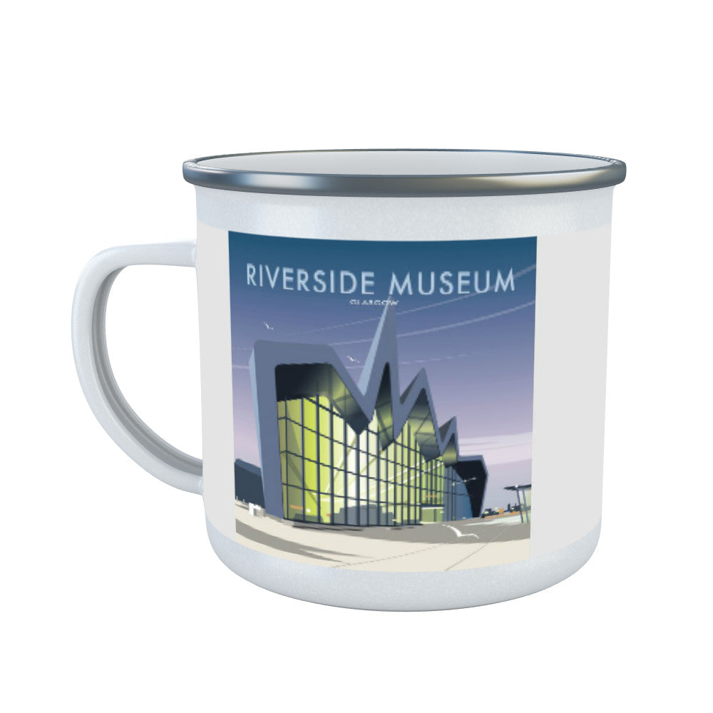 Riverside Museum - Glasgow Enamel Mug