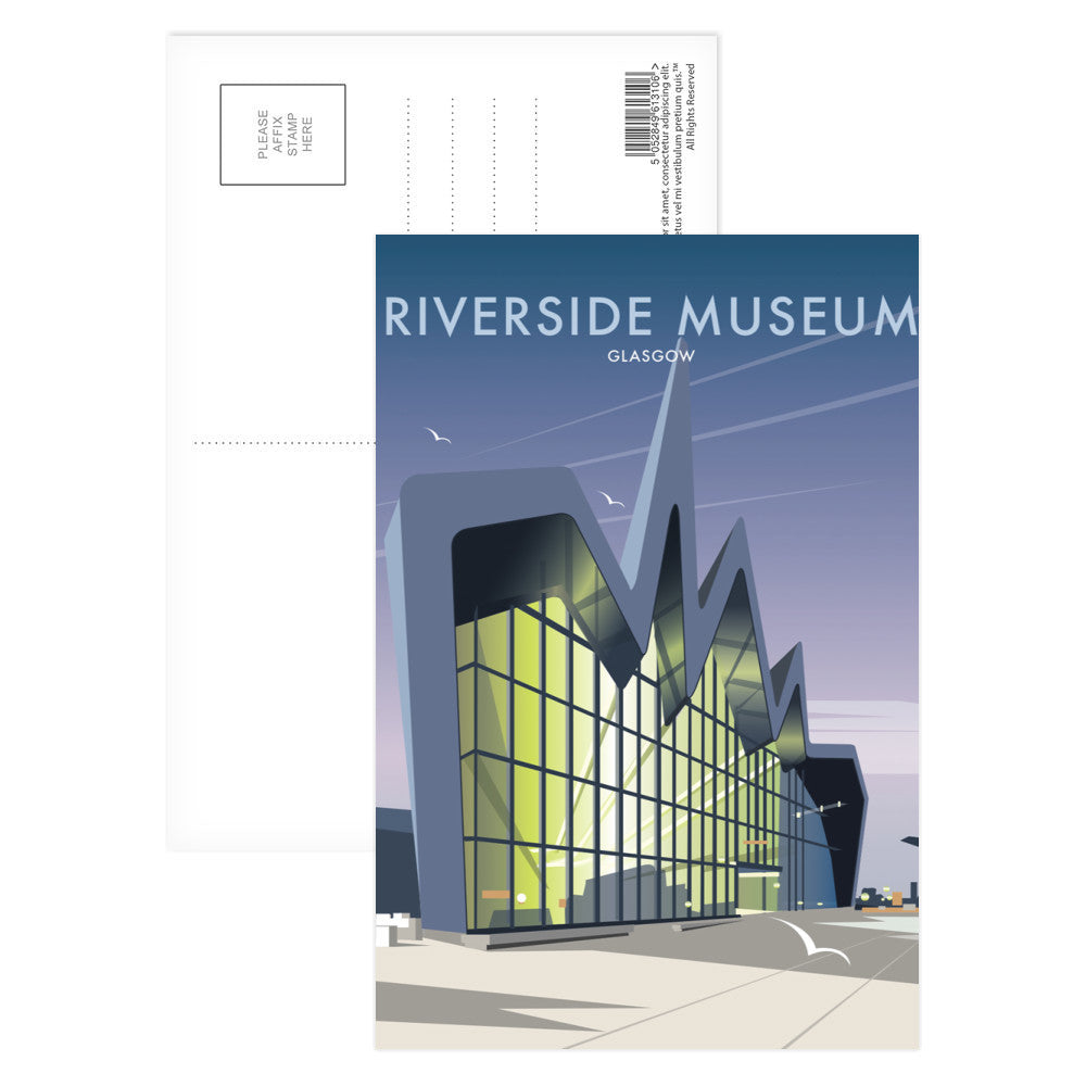 Riverside Museum - Glasgow Postcard Pack of 8