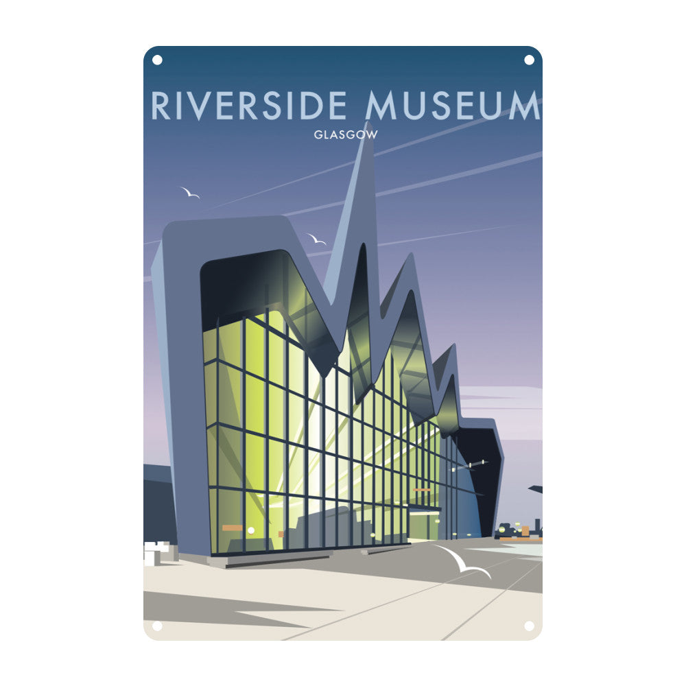 Riverside Museum - Glasgow Metal Sign
