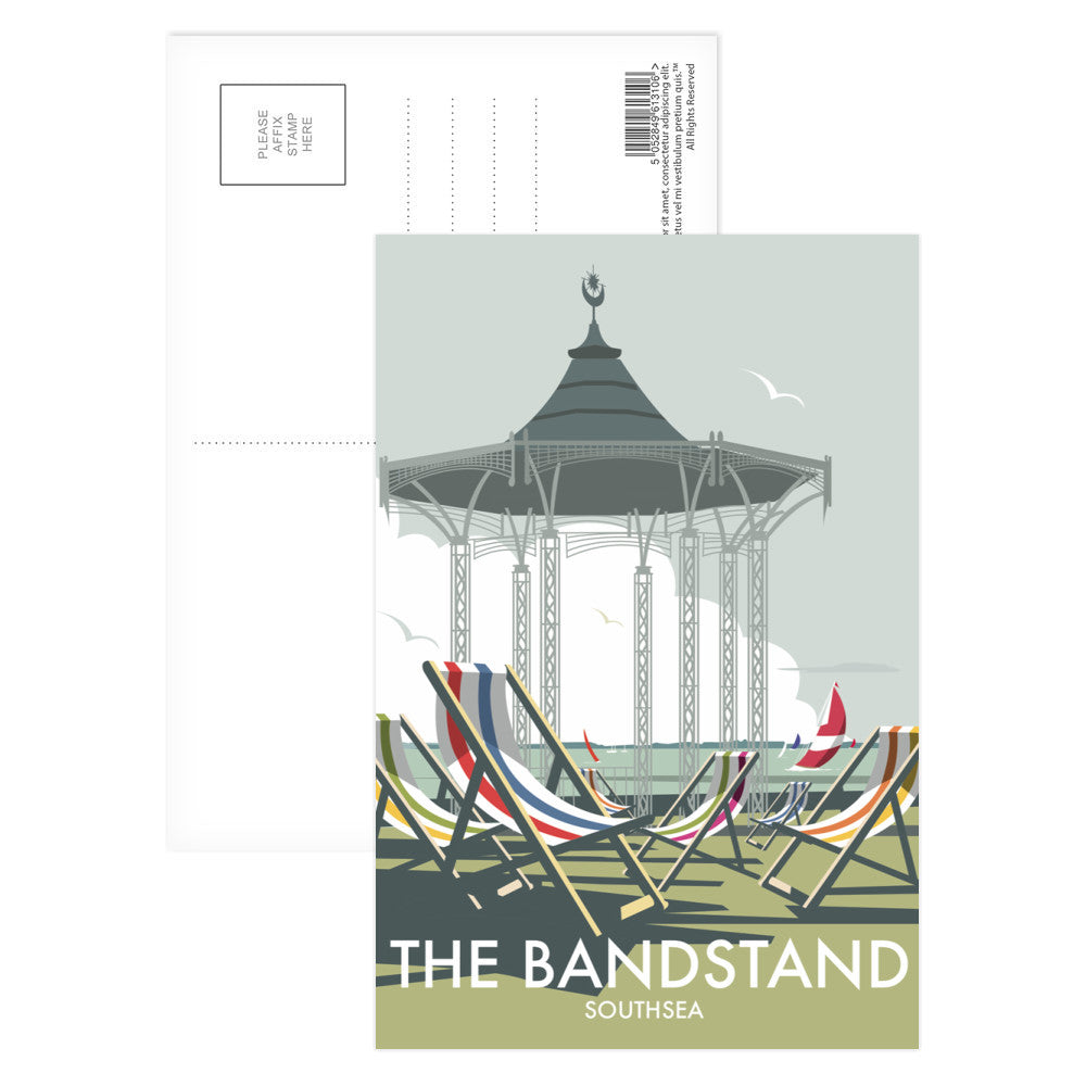 The Bandstand - Southsea Postcard Pack of 8