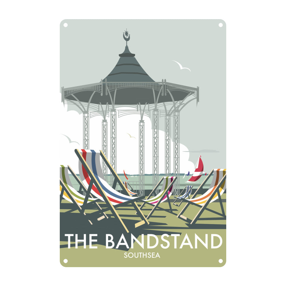 The Bandstand - Southsea Metal Sign