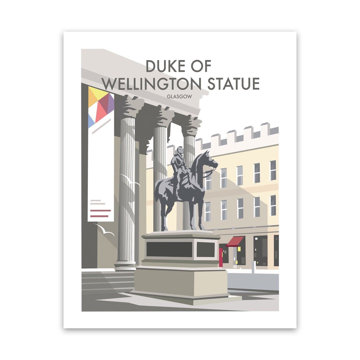Duke Of Wellington Statue Art Print
