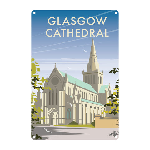 Glasgow Cathedral Metal Sign