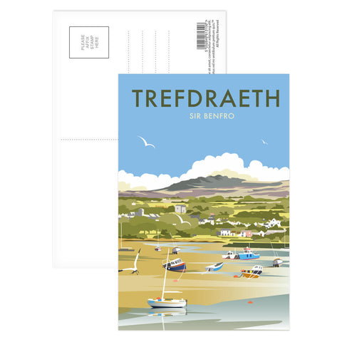 Trefdraeth Postcard Pack of 8