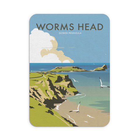 Worms Head, Gower Peninsula Mouse Mat