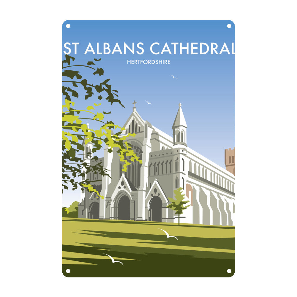 St. Albans Cathedral Metal Sign