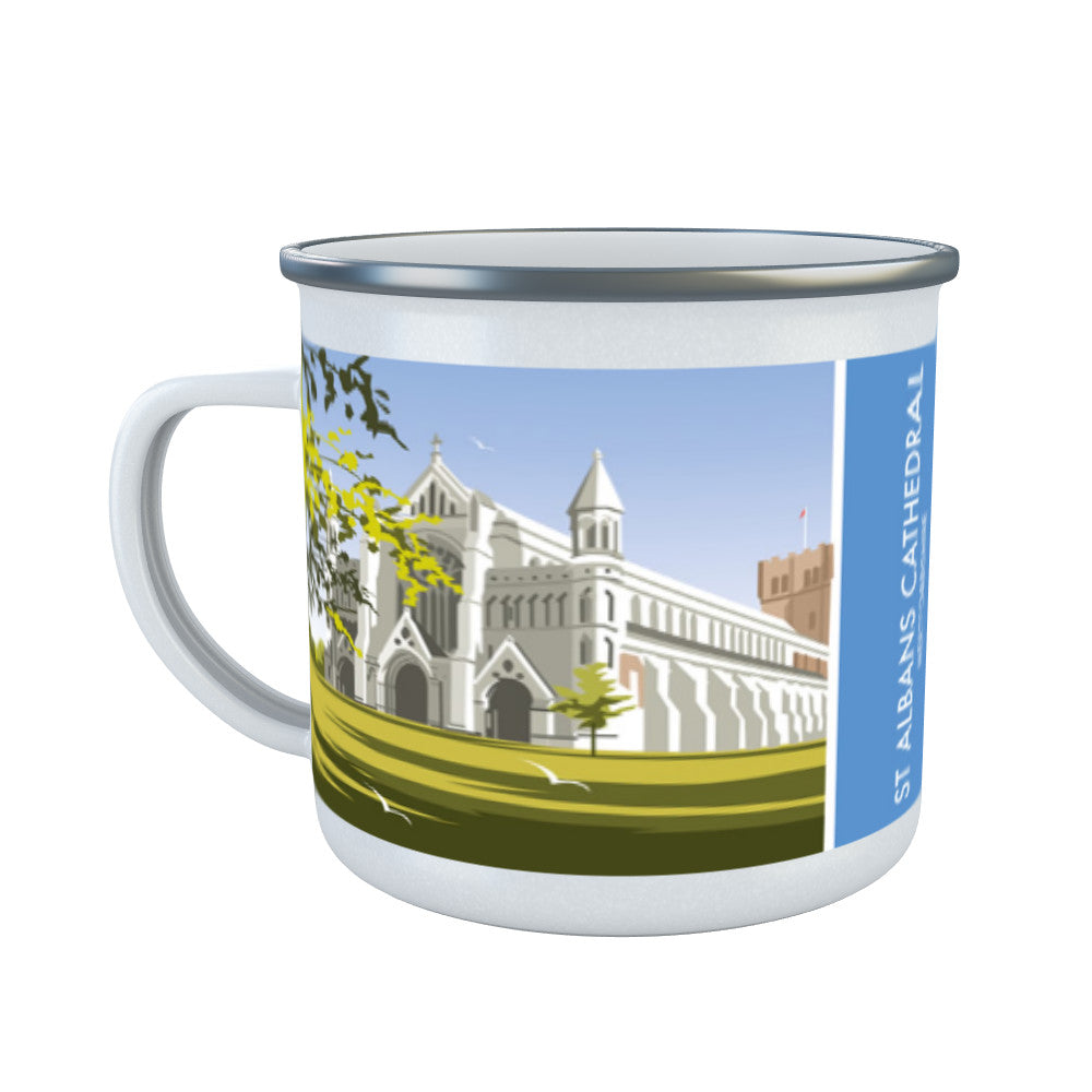 St. Albans Cathedral Enamel Mug