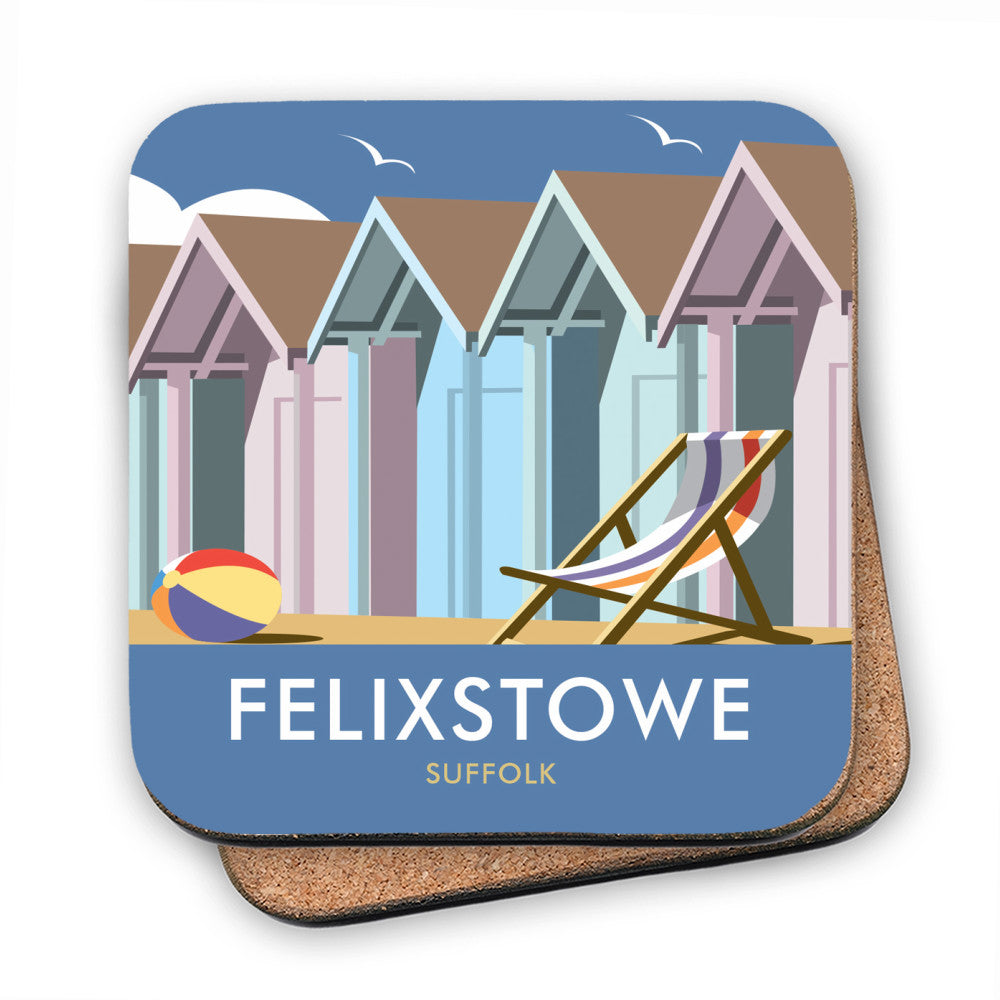 Felixstowe, Suffolk - Cork Coaster