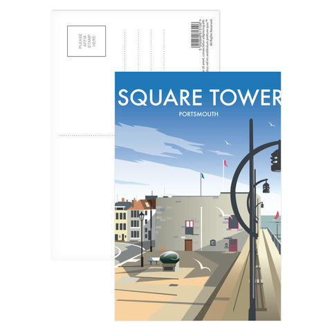 Square Tower, Portsmouth Postcard Pack of 8