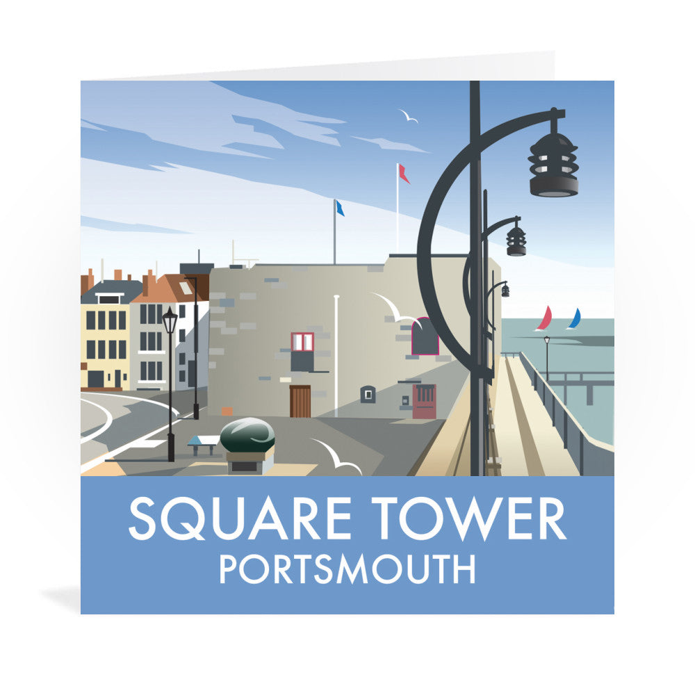 Square Tower, Portsmouth Greeting Card