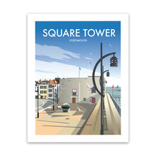 Load image into Gallery viewer, Square Tower, Portsmouth Art Print

