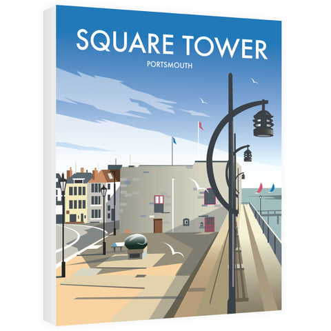 Square Tower, Portsmouth - Canvas