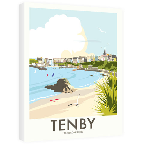 Tenby, Wales - Canvas