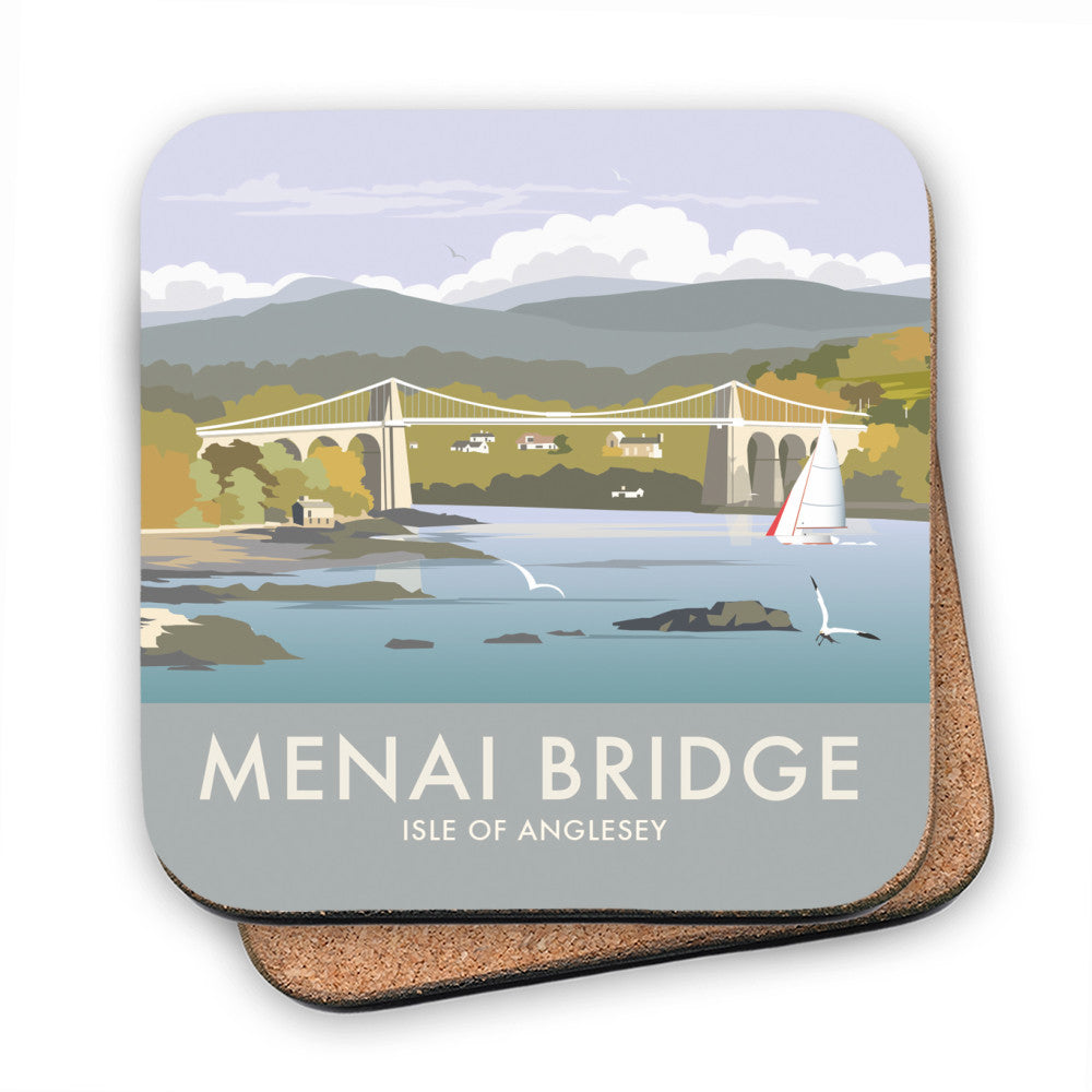 Menai Bridge - Cork Coaster