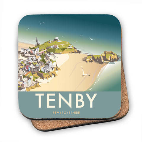 Tenby, South Wales - Cork Coaster
