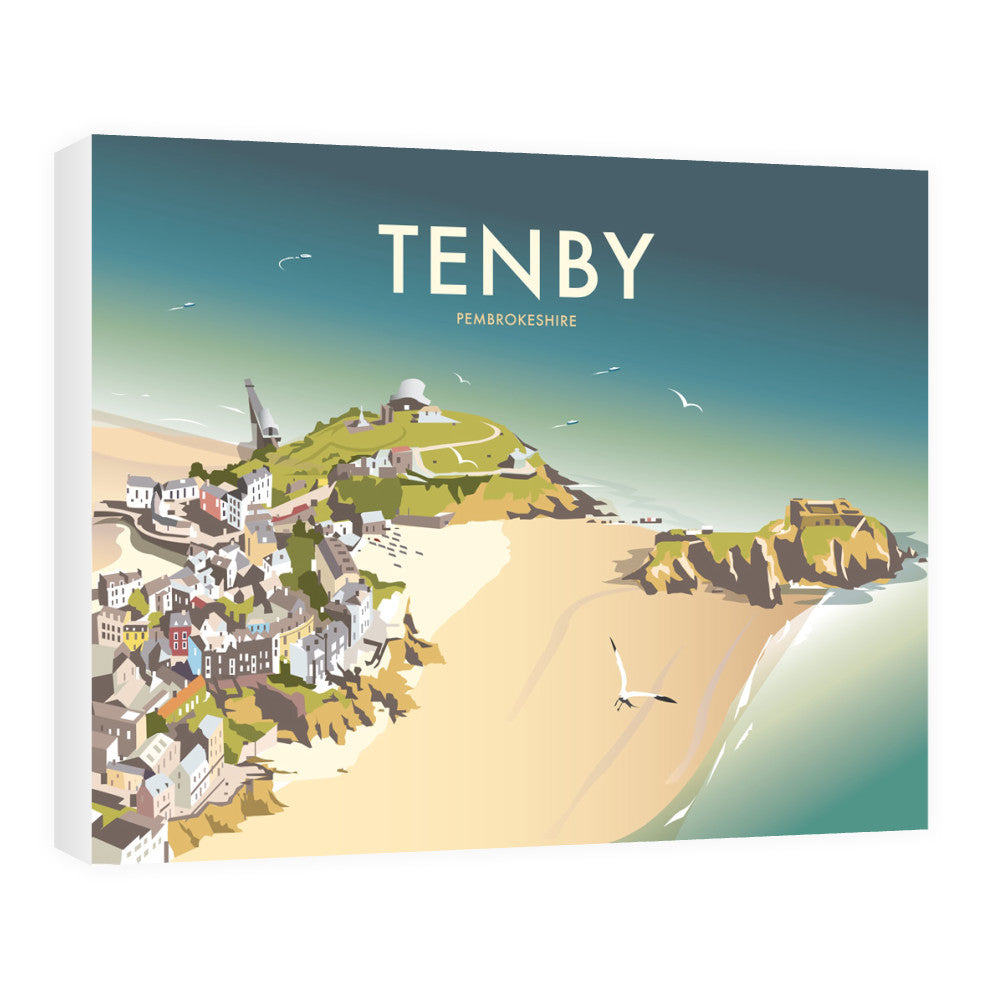 Tenby, South Wales - Canvas