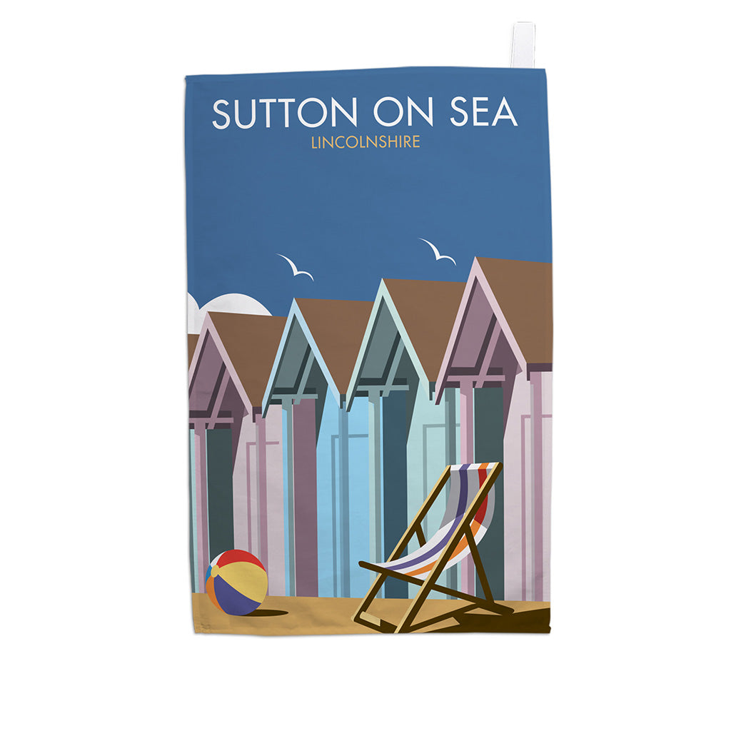 Sutton-On-Sea Tea Towel