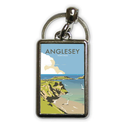 Anglesey, North Wales Metal Keyring
