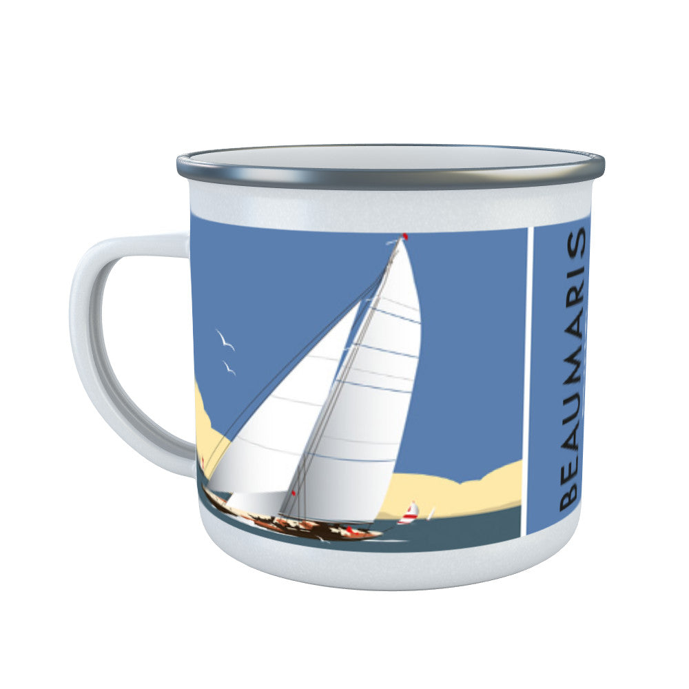 Beaumaris, North Wales Enamel Mug