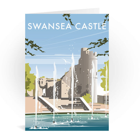 Swansea Castle, South Wales Greeting Card
