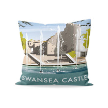 Load image into Gallery viewer, Swansea Castle, South Wales Cushion

