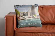 Load image into Gallery viewer, Swansea Castle, South Wales Cushion
