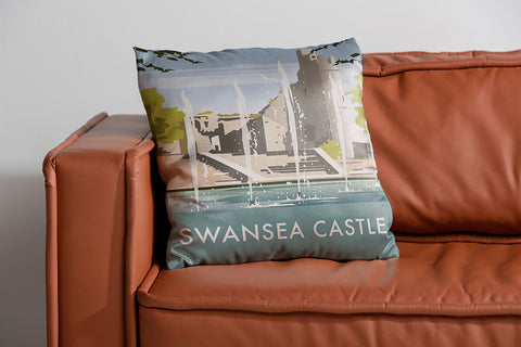 Swansea Castle, South Wales Cushion