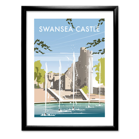 Swansea Castle, South Wales - Fine Art Print
