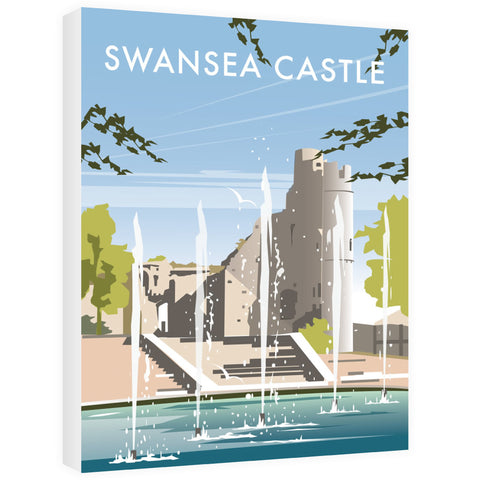 Swansea Castle, South Wales - Canvas