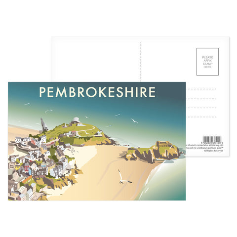 Pembrokeshire Postcard Pack of 8
