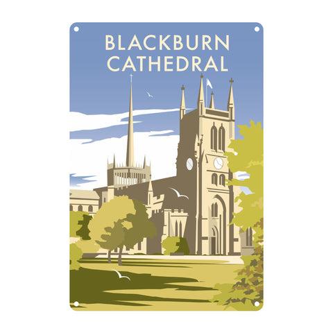Blackburn Cathedral, Lancashire Metal Sign